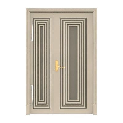 Simple European Modern Exterior Doors,Earth color