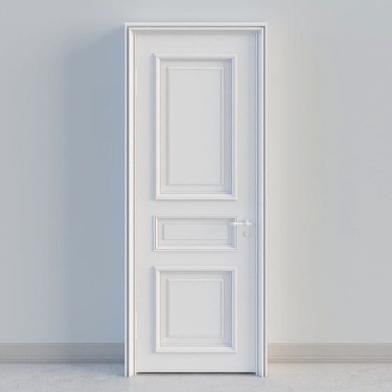 Modern Art Deco modern Interior Doors,White