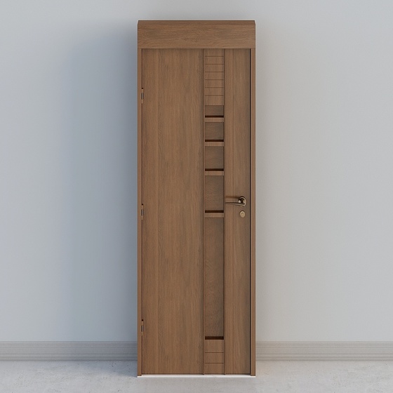 Minimalist New Chinese Modern Interior Doors,Earth color