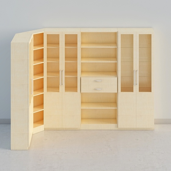 Modern Bookcase,Earth color