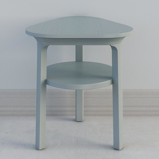 Art Deco Modern Side Tables,Gray