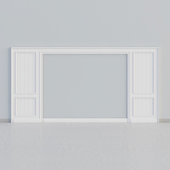 Simple European Modern Luxury Background Walls,Gray