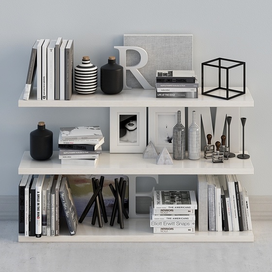 Modern Shelves,Rack,White,1m or less